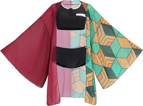 Women's Swimwear Cover Up Set Anime Cosplay Bikini Bathing Suit Tankini Sets Swimsuit Beachwear in Kuwait