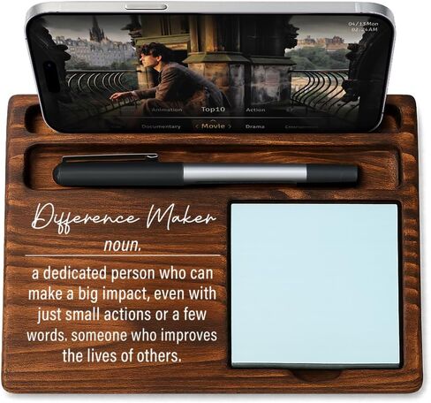 Leader Bosses Day Gifts for Women Men Manager Funny Office Decor for Women Wooden Sticky Note Holder National Boss Day Decorations Gifts for Leader Men Manager Coworker Office Desk Decor A 04 in Saudi Arabia