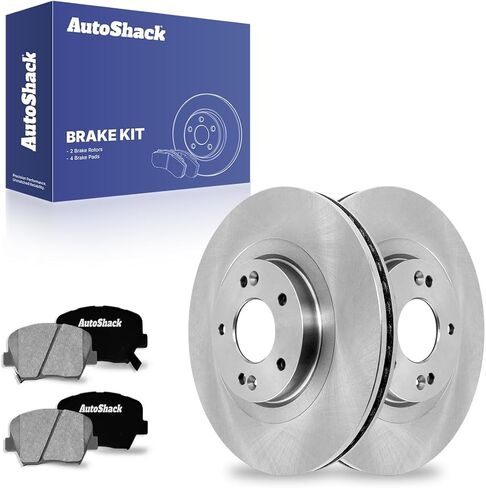 AutoShack Front Vented Brake Rotors + Ceramic Pads 6-PC Brake Kit Replacement for 2016-2020 Kia Sorento 2016-2018 Hyundai Santa Fe Sport 12.6" (320 mm) in Saudi Arabia