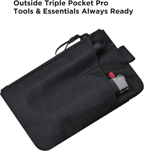 ALPAKA Elements Tech موجز Pro وZip Pouch Pro - حافظة كمبيوتر محمول مقاس 16 بوصة وحافظة للكمبيوتر اللوحي مبطنة بالصوف - جيب خارجي بسحاب - محفظة بسحاب بسيط - حامل بطاقات الهوية RFID in Kuwait