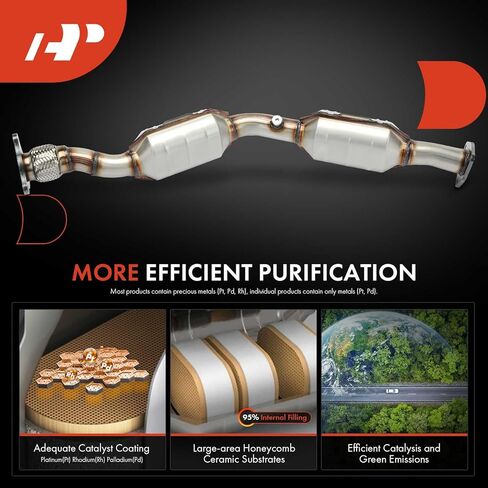 A-Premium Catalytic Converter with Gasket Kit Direct-Fit Compatible with Saturn Vue 2008 2009 2010, 2.4L, E.P.A. Compliant in Saudi Arabia