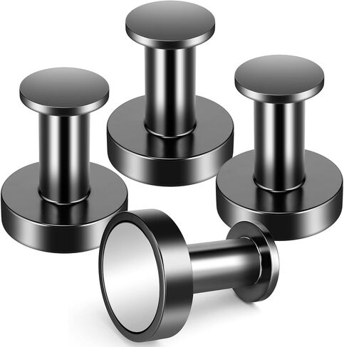 خطافات FINDMAG المغناطيسية لكبائن الرحلات البحرية، خطافات مغناطيسية 150 رطل شديدة التحمل، مغناطيس باب كروز قوي جدًا، مغناطيس شديد التحمل لإكليل الزهور، المعطف، التعليق، الشواية، المرآب، التخييم، أسود، 4 عبوات in Kuwait