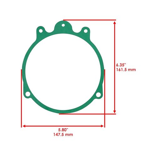 Caltric Stator Cover Gasket Compatible with Honda Cb650 Cb 650 Cb650C Cb 650C 1979-1982 in Saudi Arabia