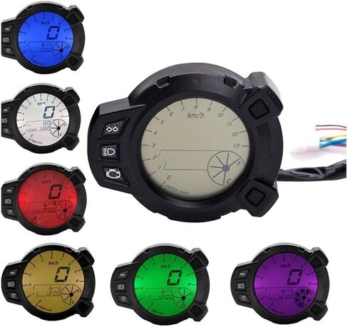 Motorcycle Speedometer Gauge for BWS125 BWS 125 Motorcycle LED Adjustable Tachometer 10000 RPM Optional Backlight Digital Odemeter Meter in Saudi Arabia