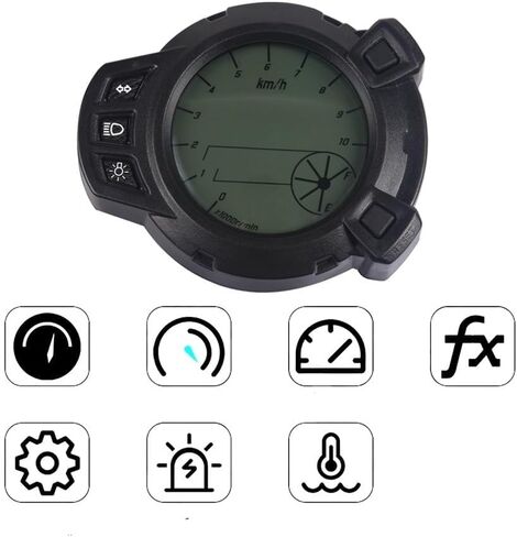 Motorcycle Speedometer Gauge for BWS125 BWS 125 Motorcycle LED Adjustable Tachometer 10000 RPM Optional Backlight Digital Odemeter Meter in Saudi Arabia