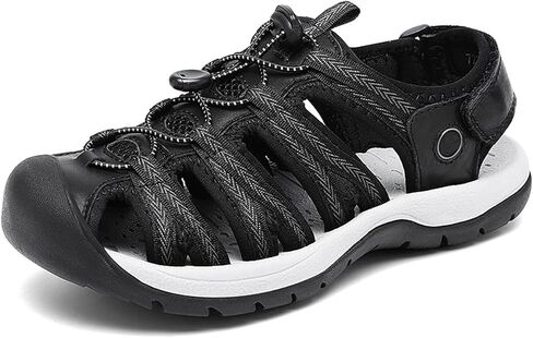 Women's Closed Toe Sport Sandals Lightweight Hiking Water Shoes Athletic Outdoor Walking Sandals in Saudi Arabia