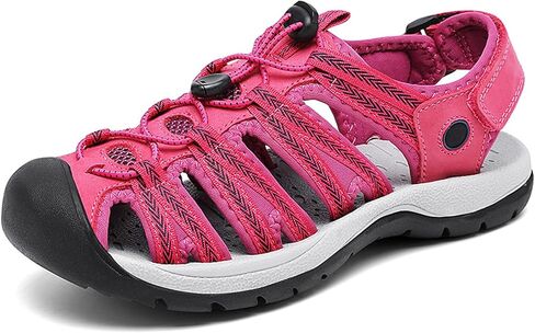 Women's Closed Toe Sport Sandals Lightweight Hiking Water Shoes Athletic Outdoor Walking Sandals in Saudi Arabia