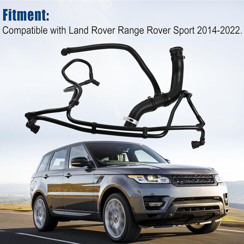 LR034637 Upper Supercharger Coolant Hose Compatible with Land Rover Range Rover Sport 2014 2015 2016 2017 2018 2019 2020 2021 2022 in Saudi Arabia