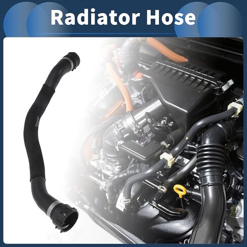 خرطوم المبرد خرطوم السخان رقم 8R0121101 لأودي Q5 2.0L 2011-2012 المطاط الأسود 1 قطعة أنبوب التبريد ختم جيد in Kuwait