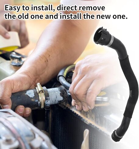 خرطوم المبرد خرطوم السخان رقم 8R0121101 لأودي Q5 2.0L 2011-2012 المطاط الأسود 1 قطعة أنبوب التبريد ختم جيد in Kuwait