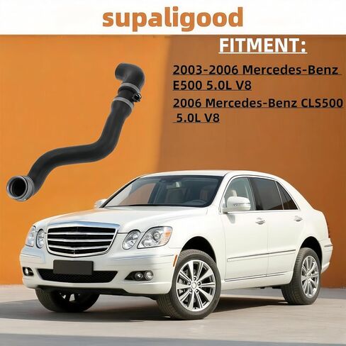 Engine Upper Radiator Hose Replacement for Mercedes-Benz E500 5.0L V8 2003-2006, for Benz CLS500 5.0L V8 2006, No. A2115015682 Automotive Leak-Resistant Top Coolant Water Hose Pipe (1pcs) in Kuwait