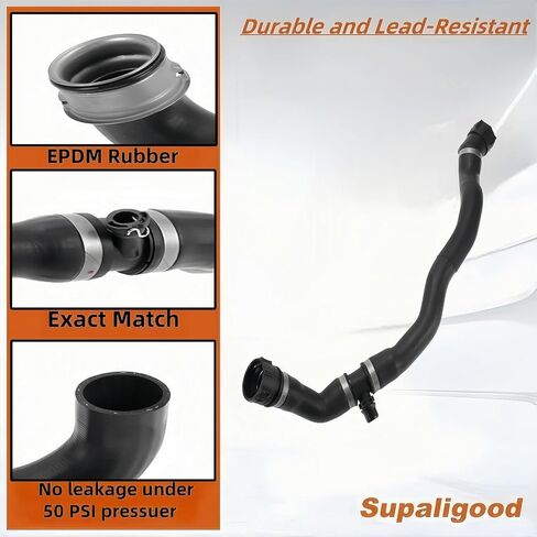 Engine Upper Radiator Hose Replacement for Mercedes-Benz E500 5.0L V8 2003-2006, for Benz CLS500 5.0L V8 2006, No. A2115015682 Automotive Leak-Resistant Top Coolant Water Hose Pipe (1pcs) in Kuwait