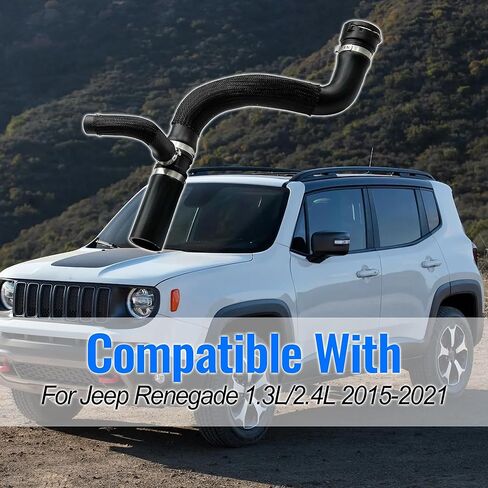 68246567AA خرطوم المبرد المبرد لسيارة Jeep Renegade 1.3L 2.4L 2015 2016 2017 2018 2019 2020 2021 قسط خرطوم التبريد العلوي/السفلي استبدال 68246567AA in Kuwait