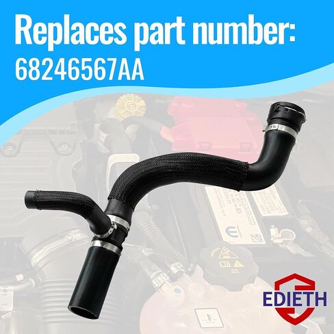 68246567AA خرطوم المبرد المبرد لسيارة Jeep Renegade 1.3L 2.4L 2015 2016 2017 2018 2019 2020 2021 قسط خرطوم التبريد العلوي/السفلي استبدال 68246567AA in Kuwait