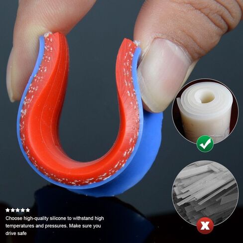 Silicone Upper Lower Radiator Coolant Hose with Clamps compatible with Chevy Silverado 1999 2000 2001 2002 2003 2004 2005 2006 in Kuwait