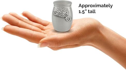 Mini Motorcycle Urn for Human Ashes Small Individual Sized Cremation Urn for Biker Keepsake Stainless Steel Motorcycle Ashes Keepsake in Saudi Arabia