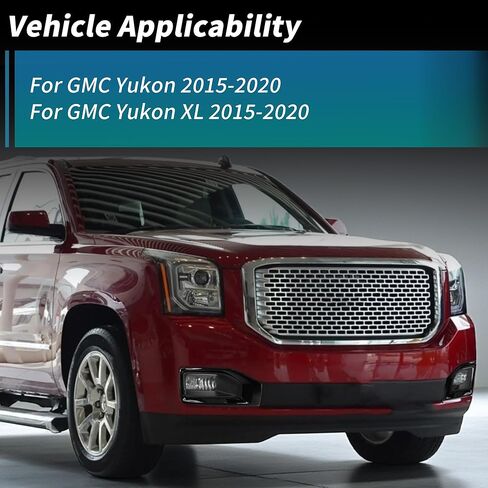 شبكة مصابيح الضباب لـ GMC Yukon 2015 2016 2017 2018 2019 2020 المصد الأمامي شبكة مصابيح الضباب غطاء مصابيح الضباب 22936426/22936427 in Saudi Arabia
