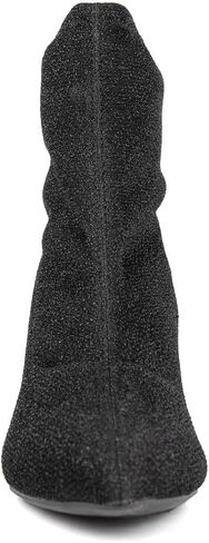 Jones New York Women's Rhinestone Mid Heel Pumps with Buckle Strap and Pointed Toe - Medium and Wide Width Sizes in Kuwait