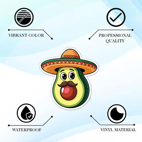 100pcs Mexican Fiesta Stickers, Cinco De Mayo Sticker Waterproof Vinyl Perfect for Phone Cases, Laptops, Luggage, Birthday Parties, Picnic Crafts, and Daily Decoration in Kuwait