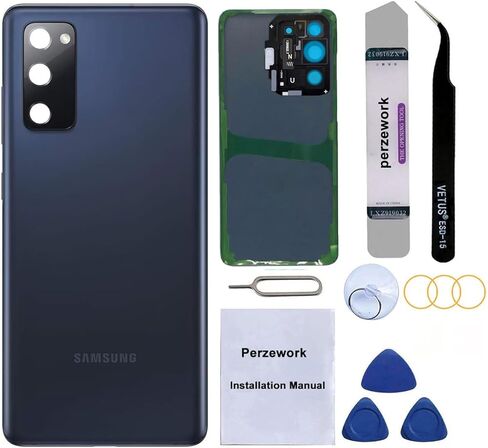 Rear Back Glass Replacement for Samsung Galaxy S20 FE 6.5 inches with Reparing Toolkit and Pre-Installed Camera Lens (Cloud Mint) in Kuwait