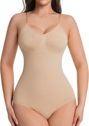 ONEW ملابس داخلية للنساء التحكم في البطن ضغط ارتداءها سلس محدد شكل الجسم مدرب خصر السباغيتي حزام بدلة للجسم in Kuwait