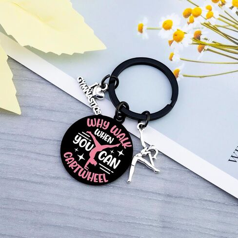 Gymnastics Gifts for Girls Women Cute Gymnast Gifts for Gymnastics Lovers Best Gymnastic Stuff for Teen Girls Gymnast Keychain Accessories Stuff for Teen Girls Personalized Birthday Graduation Gift in Kuwait