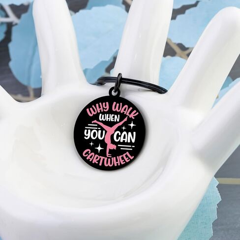 Gymnastics Gifts for Girls Women Cute Gymnast Gifts for Gymnastics Lovers Best Gymnastic Stuff for Teen Girls Gymnast Keychain Accessories Stuff for Teen Girls Personalized Birthday Graduation Gift in Kuwait