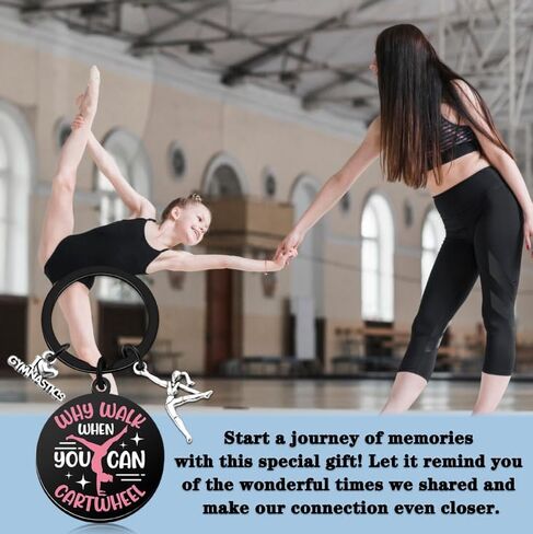 Gymnastics Gifts for Girls Women Cute Gymnast Gifts for Gymnastics Lovers Best Gymnastic Stuff for Teen Girls Gymnast Keychain Accessories Stuff for Teen Girls Personalized Birthday Graduation Gift in Kuwait