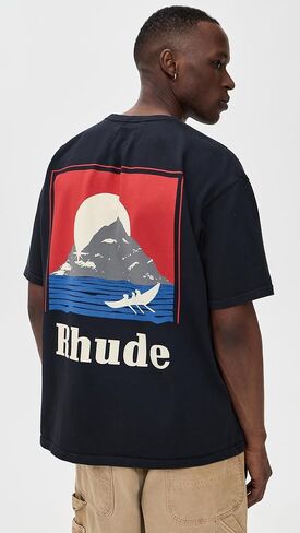 تيشيرت Moonlight Regatta الرجالي من Rhude in Saudi Arabia