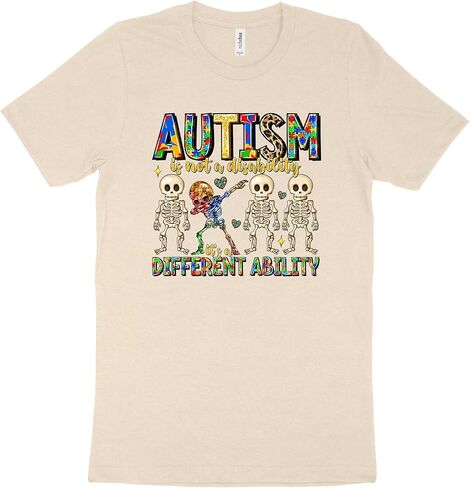 قميص للتوعية بالتوحد - التوحد ليس قميصًا معاقًا - أشياء للتوعية بالتوحد - تي شيرت لقبول التوحد in Kuwait
