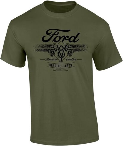 Trenz Shirt Company Ford Motor Co. American Tradition Genuine Parts Short-Sleeve Mens T-Shirt in Saudi Arabia