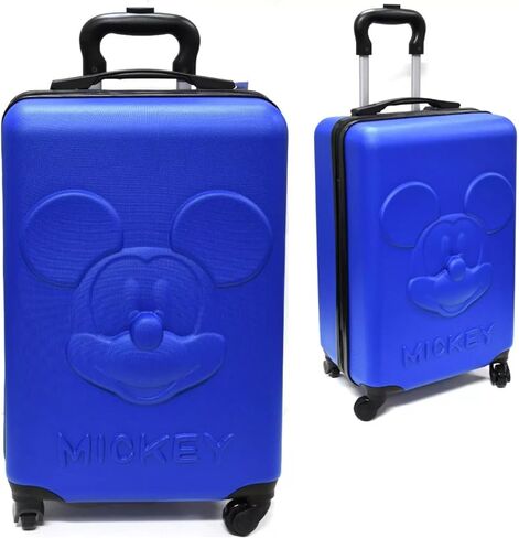 Disney Mickey Mouse 18" Rolling Travel Carry On Suitcase Blue in Saudi Arabia