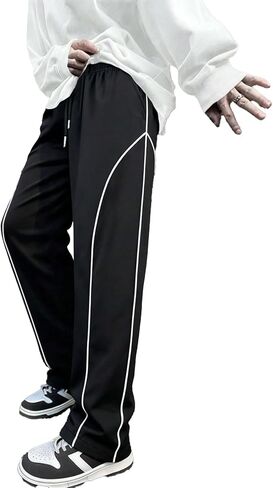 Men's Cargo Jogger Pants with Drawstring, Casual Straight Leg, Multi-Pocket, Versatile & Comfortable in Saudi Arabia