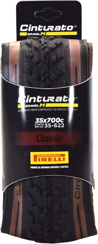 Pirelli Cinturato Gravel M Classic 35-622 (700 x 35c) Gravel Bike Tire - Gravel-Specific Design for Mixed Terrain - SpeedGRIP Compound for Resistance and Grip in Saudi Arabia