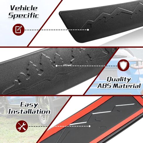 Rear Bumper Cover Protector Trim Compatible with Subaru Crosstrek 2024 2025 Car Accessories Replacement ABS Plastic Rear Bumper Guards in Kuwait