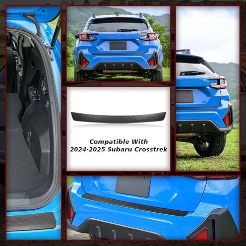 Rear Bumper Cover Protector Trim Compatible with Subaru Crosstrek 2024 2025 Car Accessories Replacement ABS Plastic Rear Bumper Guards in Kuwait