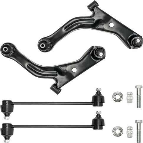 KAX Front Suspension Kit Lower Control Arm w/Ball Joint & Sway Bar End Link & Tie Rod Ends Fit for 1995-2005 Chevy Cavalier Pontiac Sunfire Automotive Replacement Control Arms K620271 K620272 8pcs in Kuwait