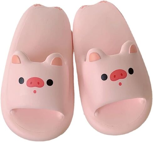 CEINOM Kawaii Pig Slippers for Women teen girls Pillow Cloud Slippers Bathroom Gym Soft Sole Open Toe House Slides in Saudi Arabia