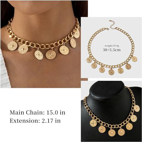 مجموعة إكسسوارات أزياء القرصان النسائية - وشاح رأس القرصان باندانا مع بروش خوذة، وقلادة من 3 طبقات ورباط ساق للهالوين والحفلات التنكرية والملابس in Kuwait