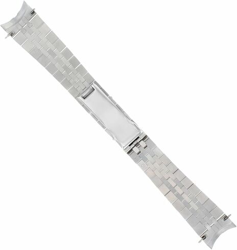Ewatchparts Jubilee Watch Band Solid Link Compatible With Rolex Datejust Hidden Clasp 20mm Heavy Stainless Steel in Saudi Arabia