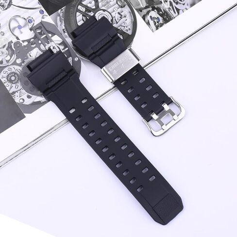 بديل حزام الساعة من الراتنج متوافق مع Casio G-Shock 10455201 GW9400 GW-9400 GW-9400BJ-1 GW-9400J-1 GW9200 GW-9200 GW9300 GW-9300 G9400 G-9400 بديل حزام ساعة مطاطي للرجال وحزام ساعة نسائي in Kuwait