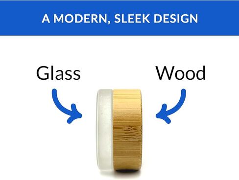 Essence Glass Reinfusion Bay & Nasal Diffuser Ring | Aromatherapy Ring Soaking Bay with Bamboo Lid | Refresh Essential Oil Scent for Wearable Diffusers | Eco‑Friendly & Reusable in Kuwait