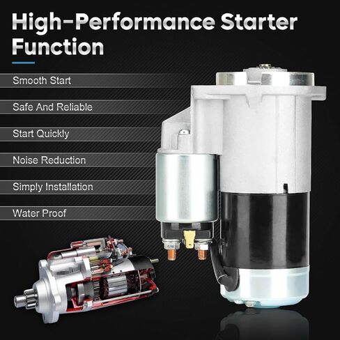 17196 New Starter Fit for 3.0 3L Nissan D21 1990 1991 1992 1993 1994, Nissan Pathfinder 90 91 92 93 94 95 3.0L Replaces # 410-44010, 17196, 111763, SHI0040, STR0005 in Saudi Arabia