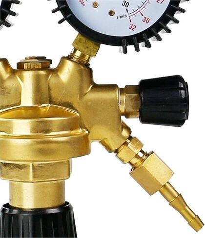 1pcs 652F Pressure Regulator Argon Gas Meter W21.8 Thread Pressure Reducing Regulator Carbon Dioxide Meter Pressure Reducer in Saudi Arabia