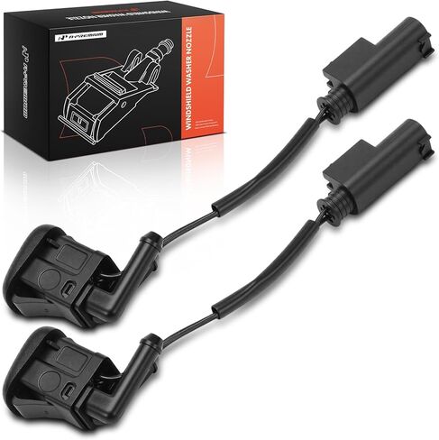 فوهة غسيل الزجاج الأمامي الممتازة متوافقة مع BMW E39 Series 530i 2001-2003، 540i 1997-2003، 528i 1997-2000، 525i 2001-2003، M5 2000-2003، مجموعة من قطعتين in Saudi Arabia