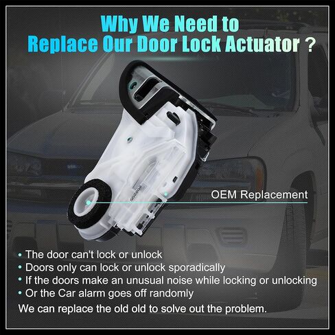 Rear Right Side Power Door Lock Actuator Motor for Toyota Corolla 2014-2019 Highlander Camry 2014-2022 69050-0E030 6905002340 690500E030 Durable Material in Saudi Arabia
