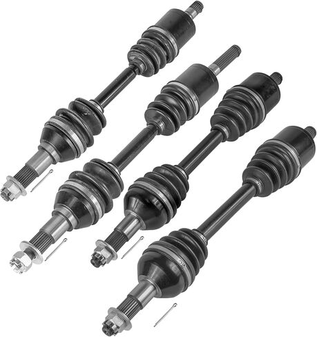Caltric Front Rear Left Right Axles Compatible with Can-am Outlander Max 1000 4X4 Efi 2013 2014 2015 in Saudi Arabia