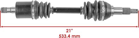 Caltric Front Rear Left Right Axles Compatible with Can-am Outlander Max 1000 4X4 Efi 2013 2014 2015 in Saudi Arabia