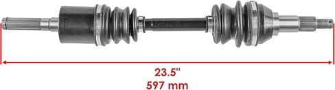 Caltric Front Rear Left Right Axles Compatible with Can-am Outlander Max 1000 4X4 Efi 2013 2014 2015 in Saudi Arabia