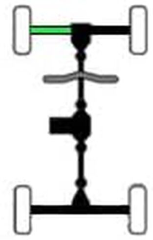 Precision Front Left CV Axle for Kawasaki 59266-0007 59266-0024 Quality Tested Heat-Treated 4140 Chromoly Steel Exact Fit ATVPC in Saudi Arabia